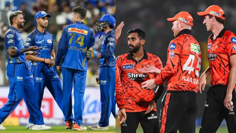mumbai indians vs sunrisers hyderabad standings — IN news
