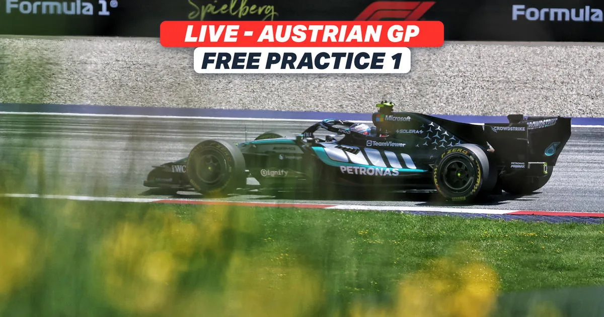 FP2: Antonelli sets the pace from Piastri and Norris during second practice in Austria