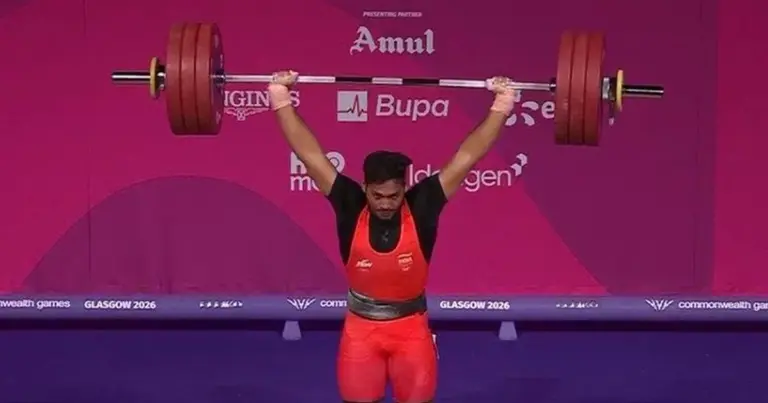 2026 CWG: Ajaya betters father's Commonwealth Games show by clinching silver - The New Indian Express