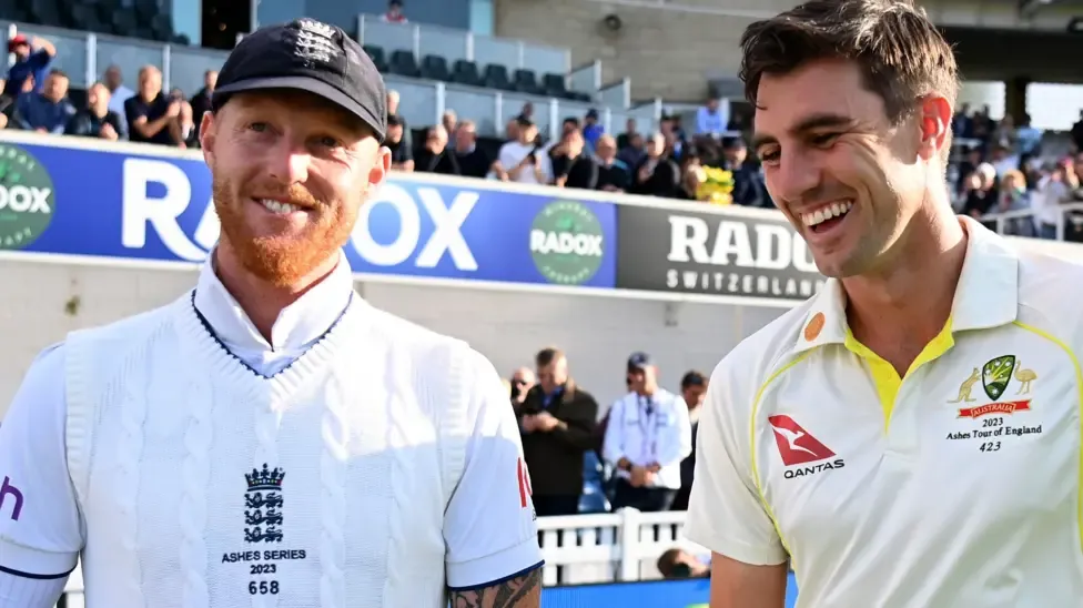 Ben Stokes and Pat Cummins